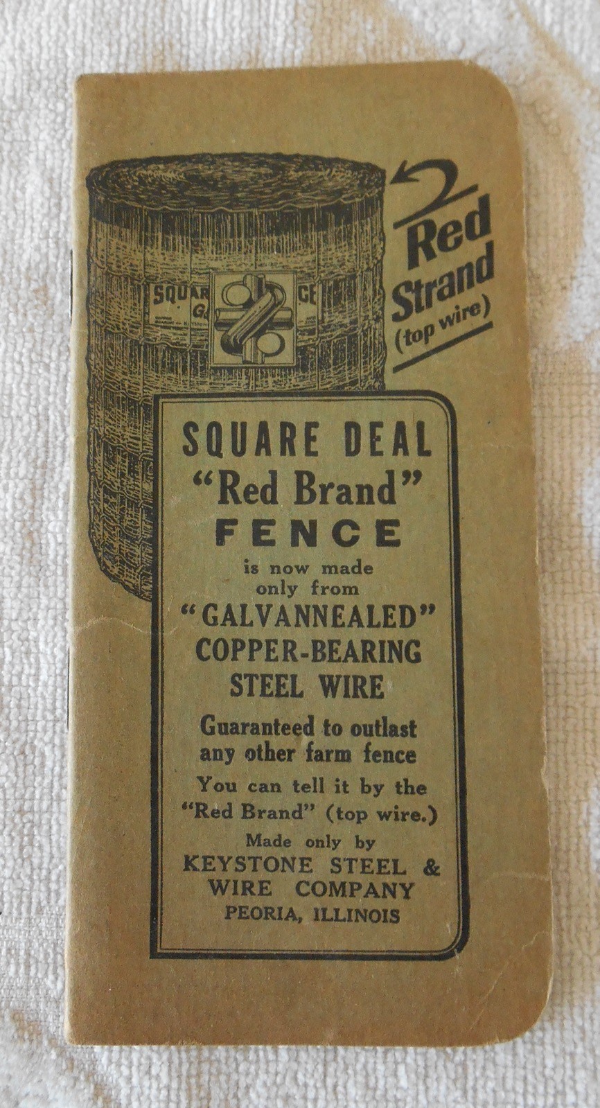 Advertising Keystone Steel & Wire Co. Peoria, Illinois “Red Brand Fence »