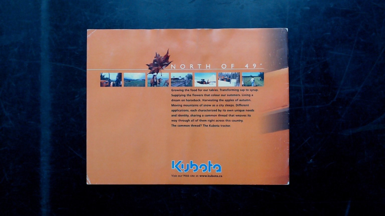 Kubota M4900DT Tractor Brochure Agriculture Vintage Collectible