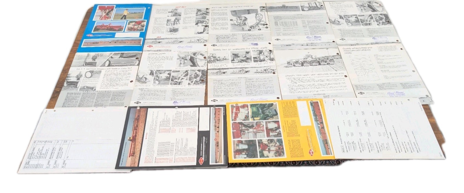 Gandy Company Catalog And 13 Farm Attachment Implement Advertisement Brochures