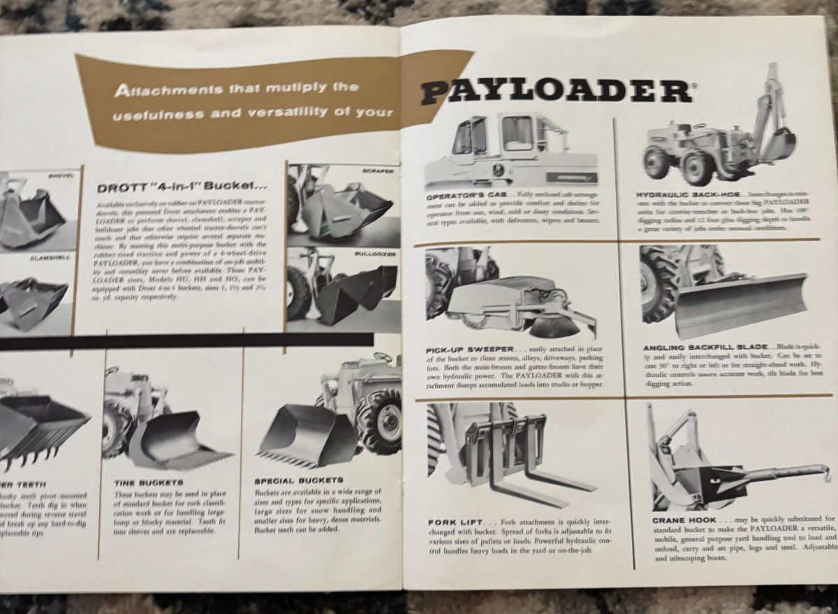 International Harvester Hough 4-Wheel Drive PayLoader Brochure FCCA25