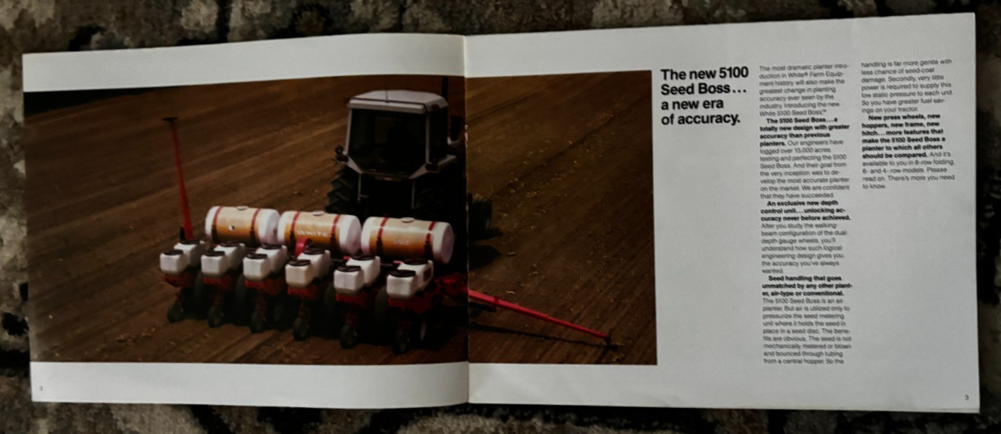 White Tractor Planters For 1979 Brochure DCPA26