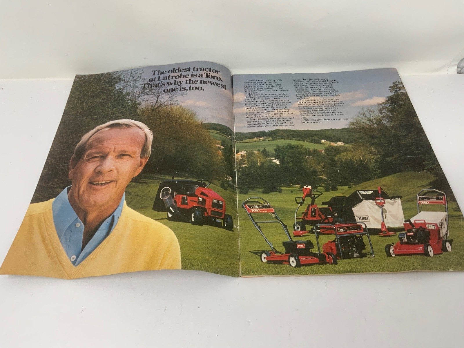 The Toro 1983 Arnold Palmer Sales Brochure