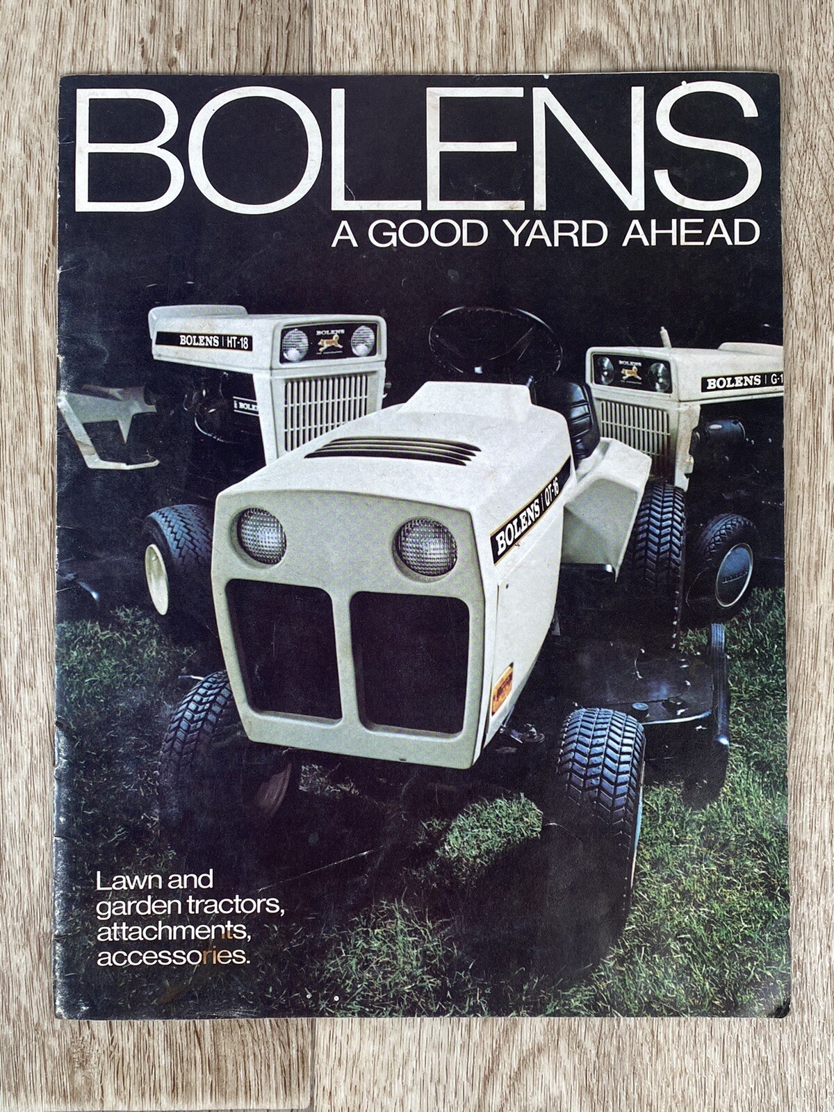 1973 Bolens Husky Brochure Lawn & Garden Tractors Sales Specification Catalog