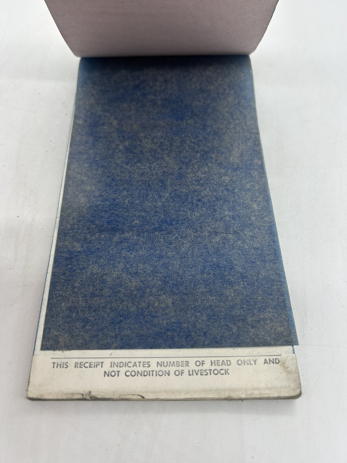 SIOUX CITY STOCK YARD COMMISSION TRUCKER DELIVERY RECEIPT BOOK CARBON COPY