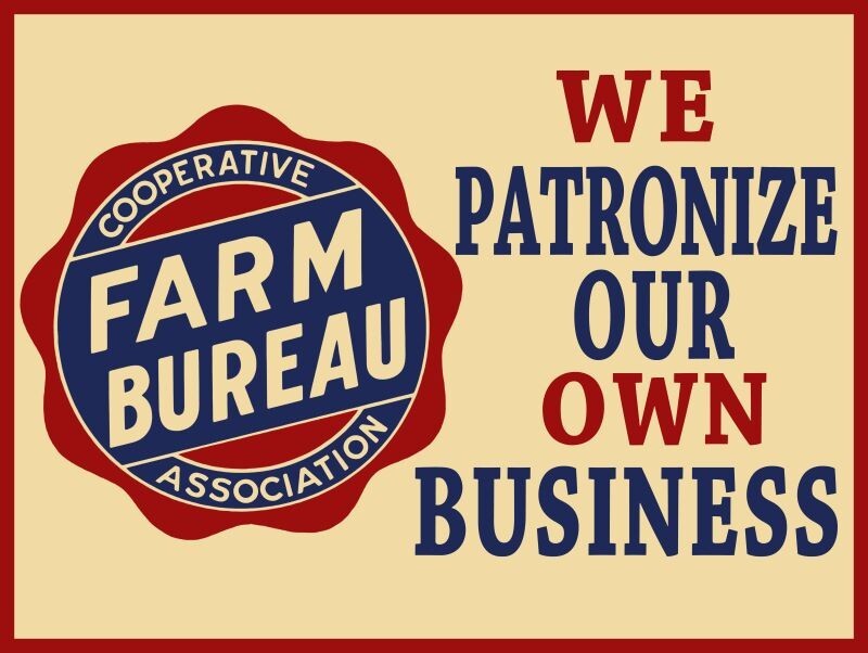 Farm Bureau Cooperative Association NEW Metal Sign:12×16 – Free Shipping