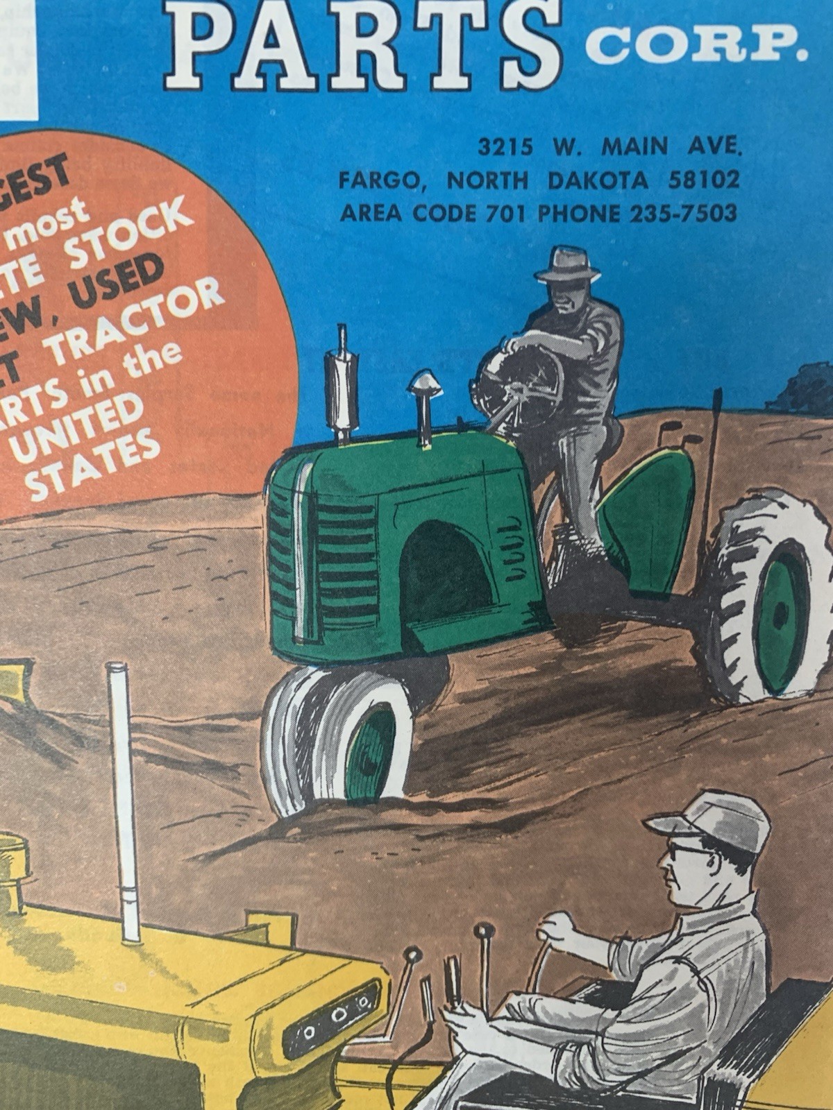 1974 Surplus Tractor Parts Corp Discount Catalog Fargo North Dakota farming