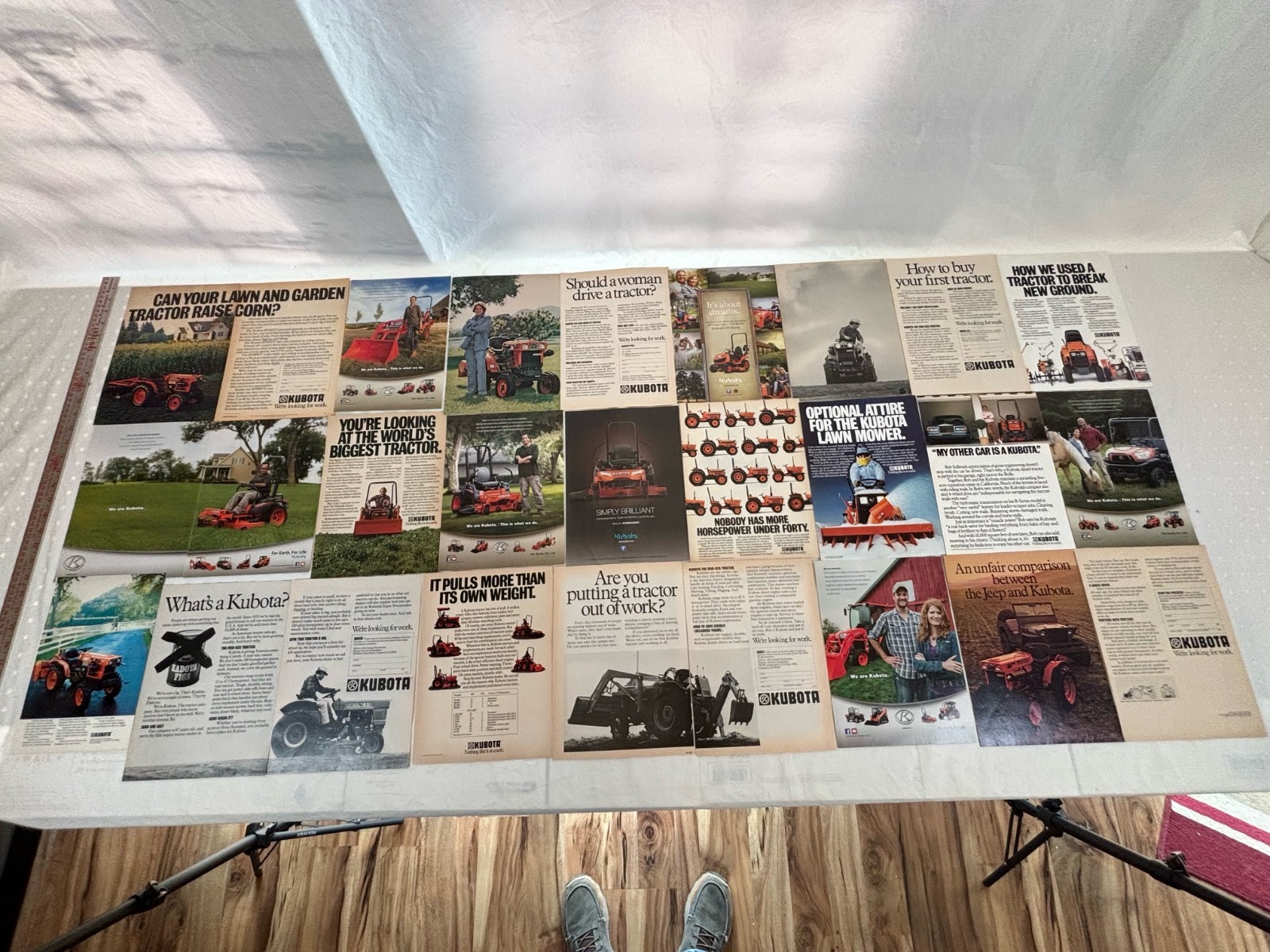Kubota Equipment 27 Magazine Print Ads 1977 – 2016 Collection