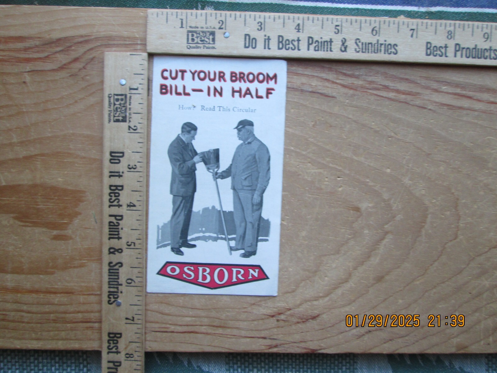 osborn Manufacturing company cut your broom bill in half brochure