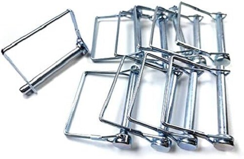 10 Pieces Wire Lock Pin, 3/8 Inch (9.21MM) Heavy Duty Safety Coupler Pin Shaft L