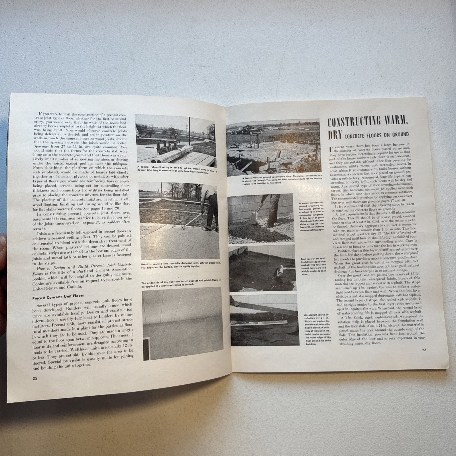 Vintage 1947 Portland Cement Association Building Better Farm Houses Booklet