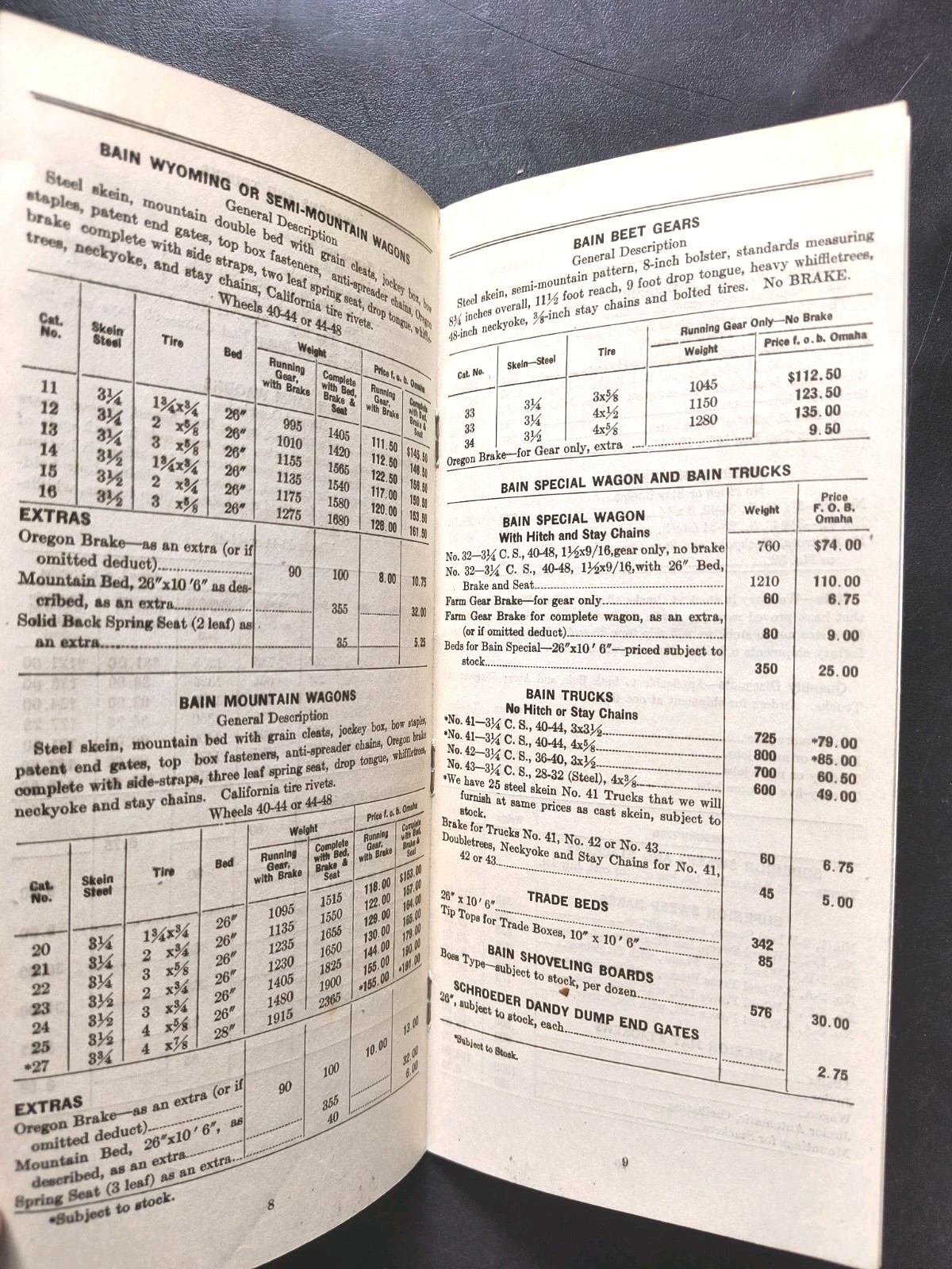 1920s B.F. Avery & Sons Plow And Harvest Co. Dealer Brochure Price List Farming