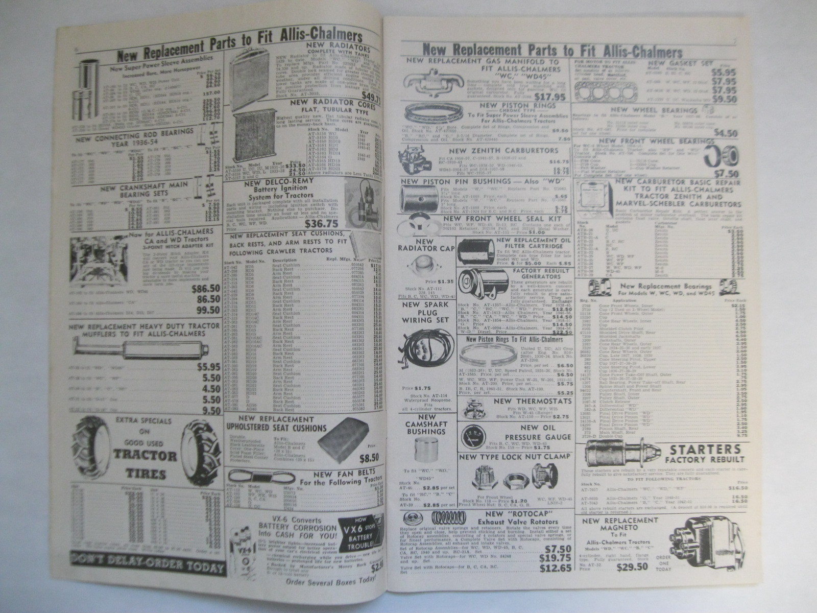 ACME TRACTOR PARTS REDBOOK CATALOG 1967