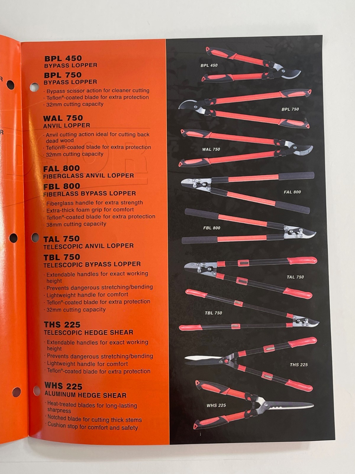 Vintage Original 1990s Windsor Pruning Tools Sales Brochure Catalog