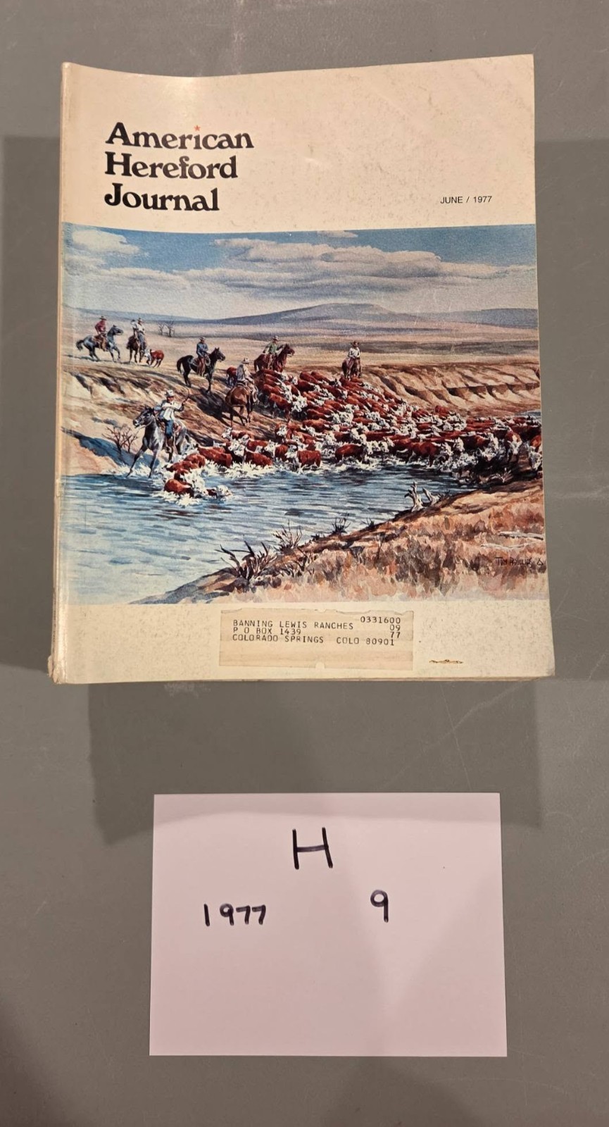 VINTAGE HEREFORD JOURNALS 1950-2001