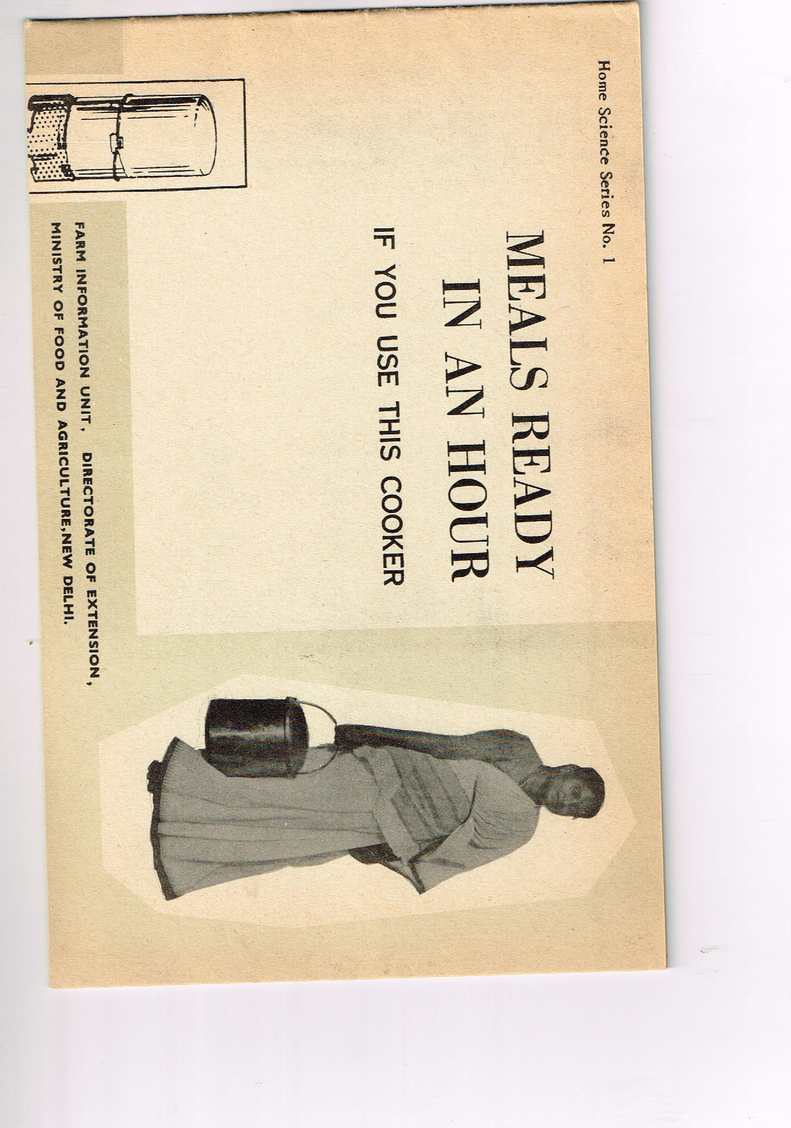 Vintage 1960s Farm Brochure India New Delhi Meals Ready in an Hour – 2