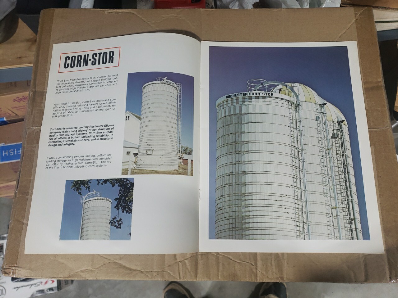 Rochester Silo Co. Farm Silo Catalog Brochure Corn Stor Vintage stave