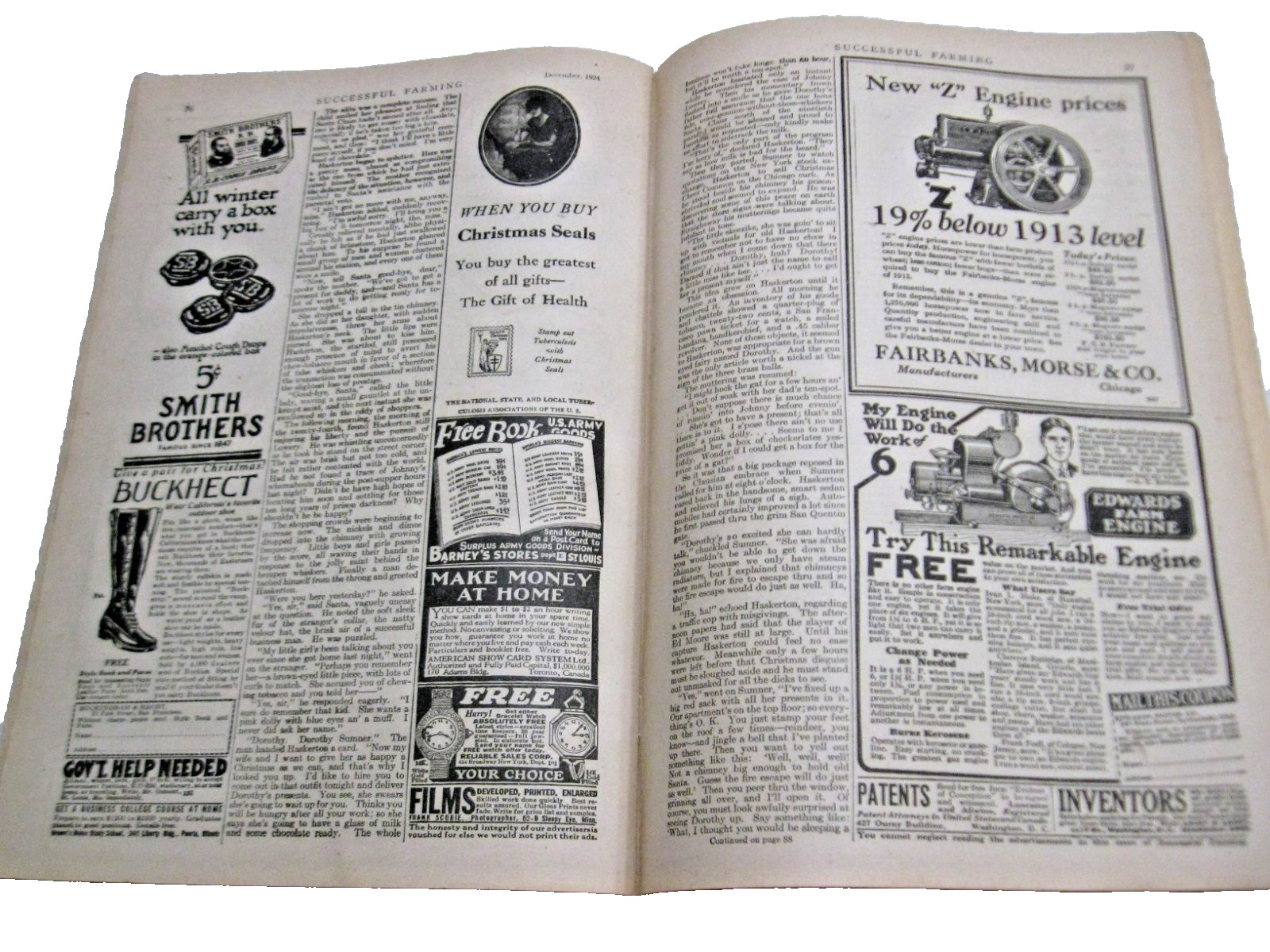SUCCESSFUL FARMING Dec 1924 Sept 1930 & Renewal Model A IH Mobiloil Buick