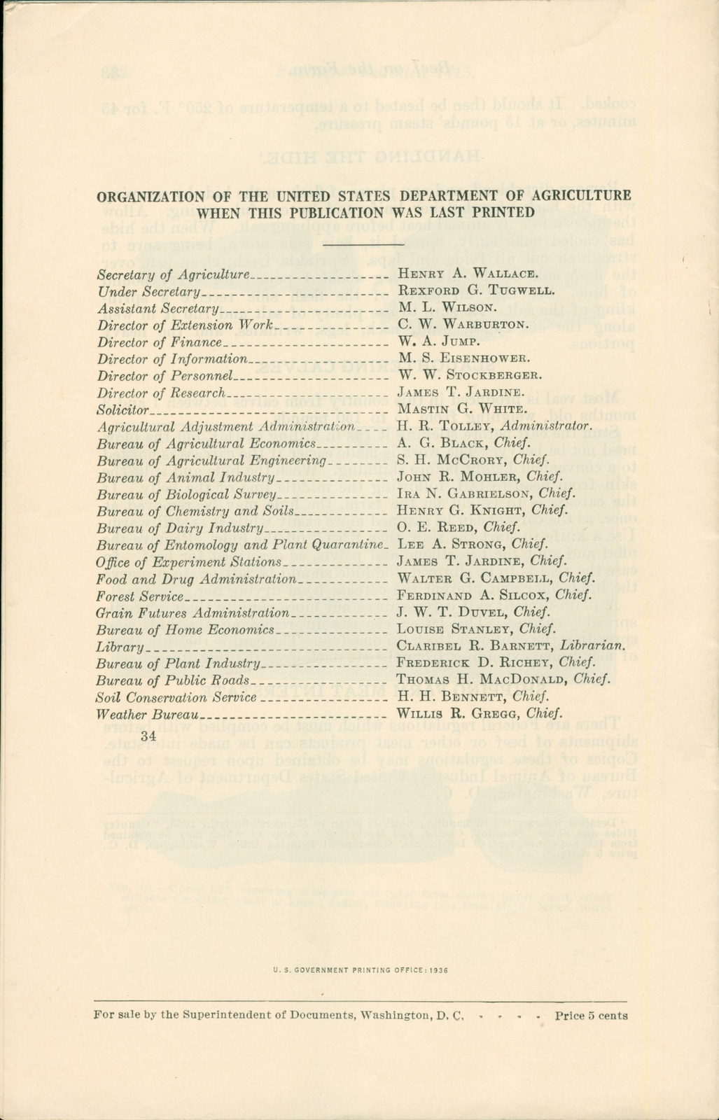 1936 US Department Agriculture Beef Farm Slaughtering Cutting Curing Resource
