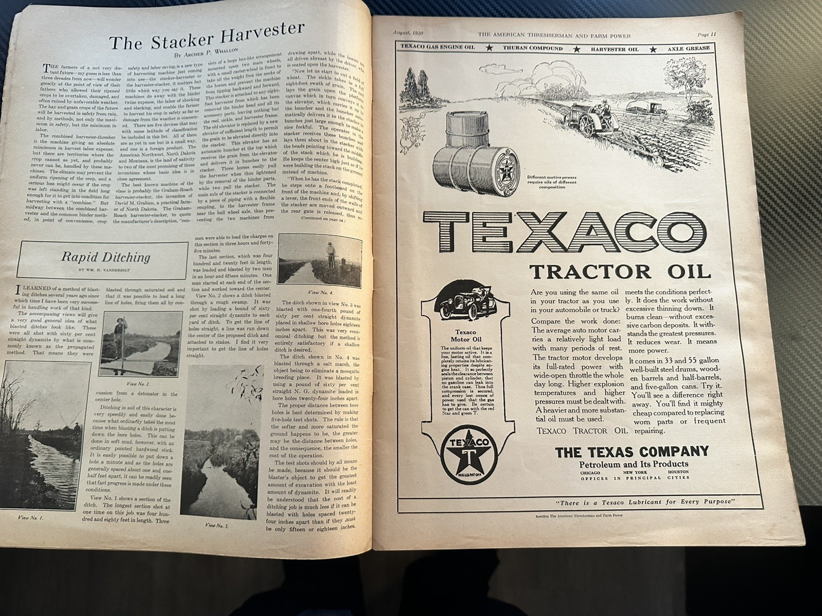 The American Thresherman and Farm Power MAGAZINE Madison, WIS 1920 Vol 23. No 4