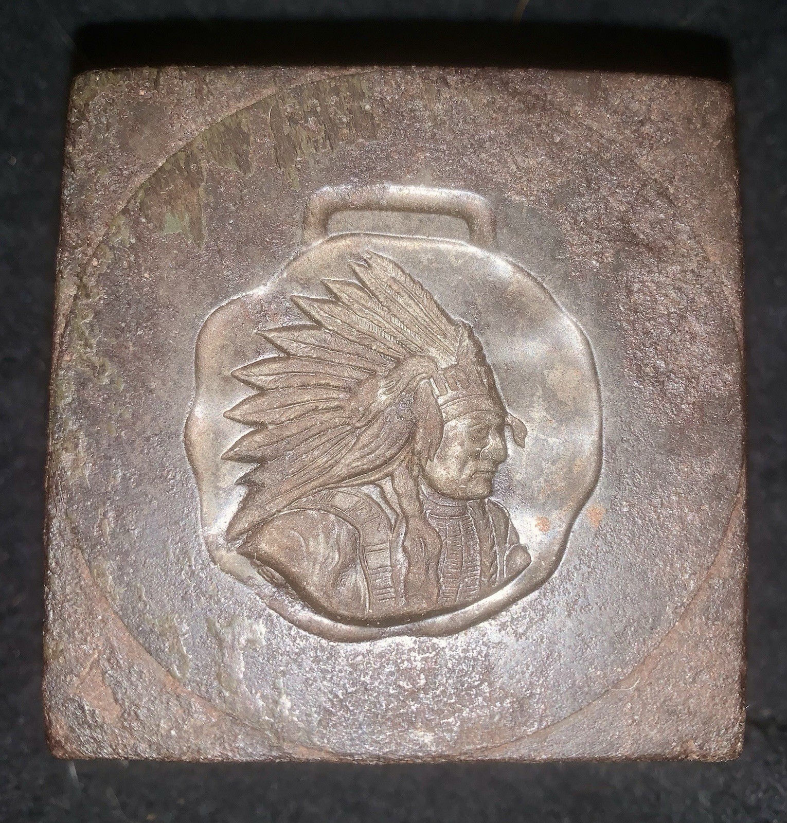 Antique 19thC Sioux City Stock Yards Watch Fob Production Die – Cincinnati