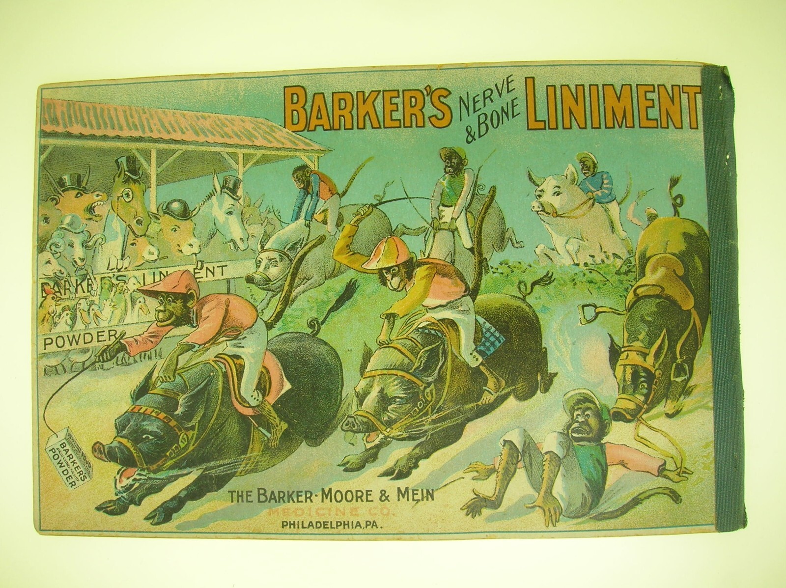 C. 1900 BARKER&rsquo;S KOMIC PICTURE SOUVENIR PART 1,2,3 AND 4 – BLACK AMERICAN – B/O