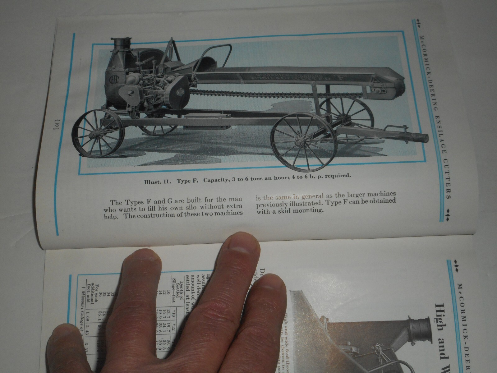 IH MCCORMICK DEERING Ensilage Cutters 1934 Salesman Brochure Type A G F No. 12A