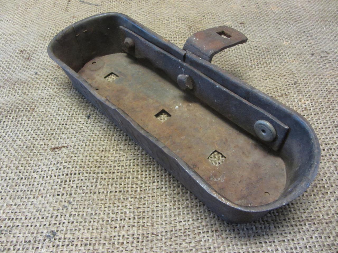 Vintage Metal Emerson Tractor Toolbox Old Antique Farm Equipment Iron 9394