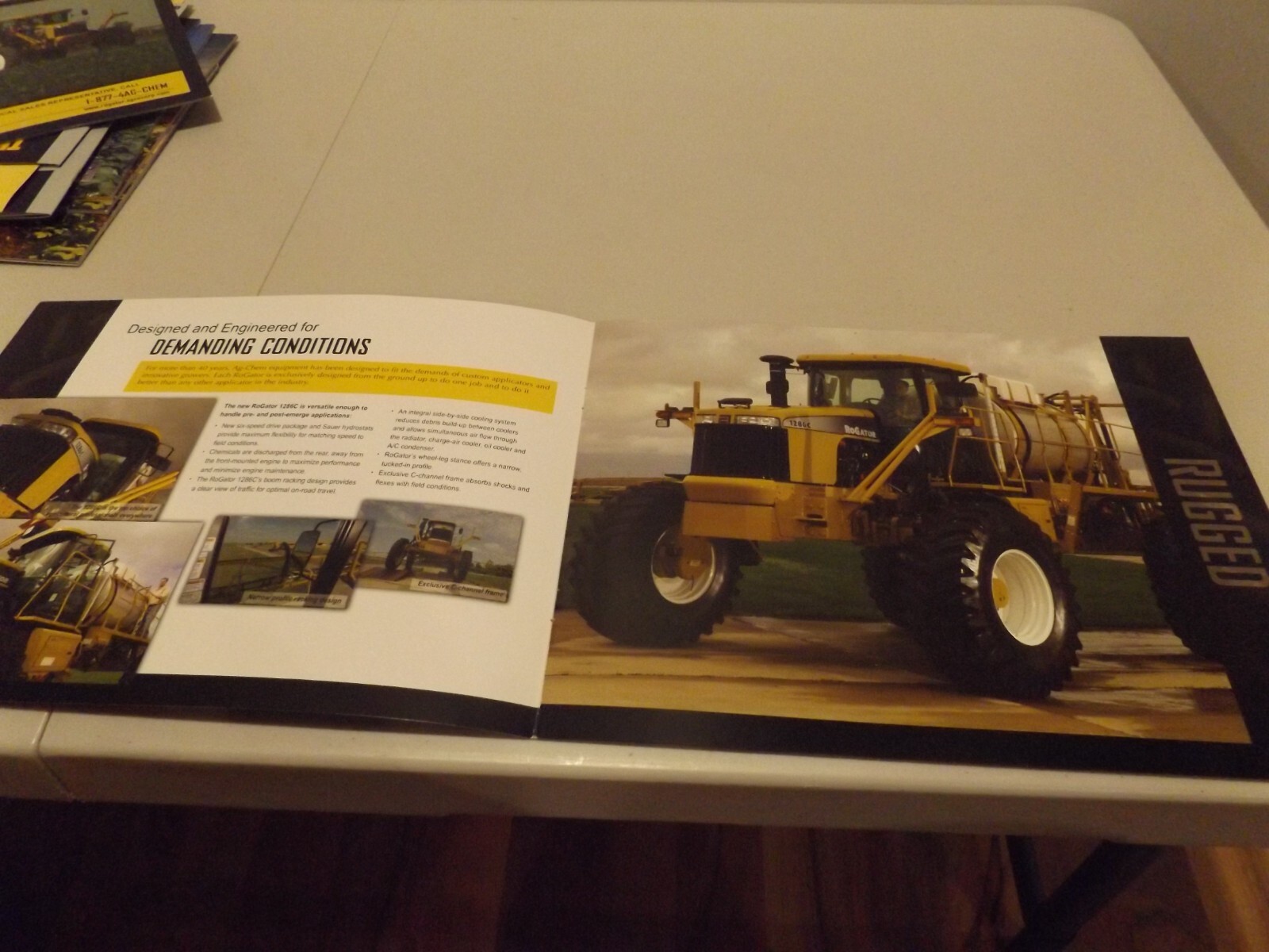 ROGATOR SPRAYER / SPREADER 1286C, LIT #AC06687 (12) 15PBM
