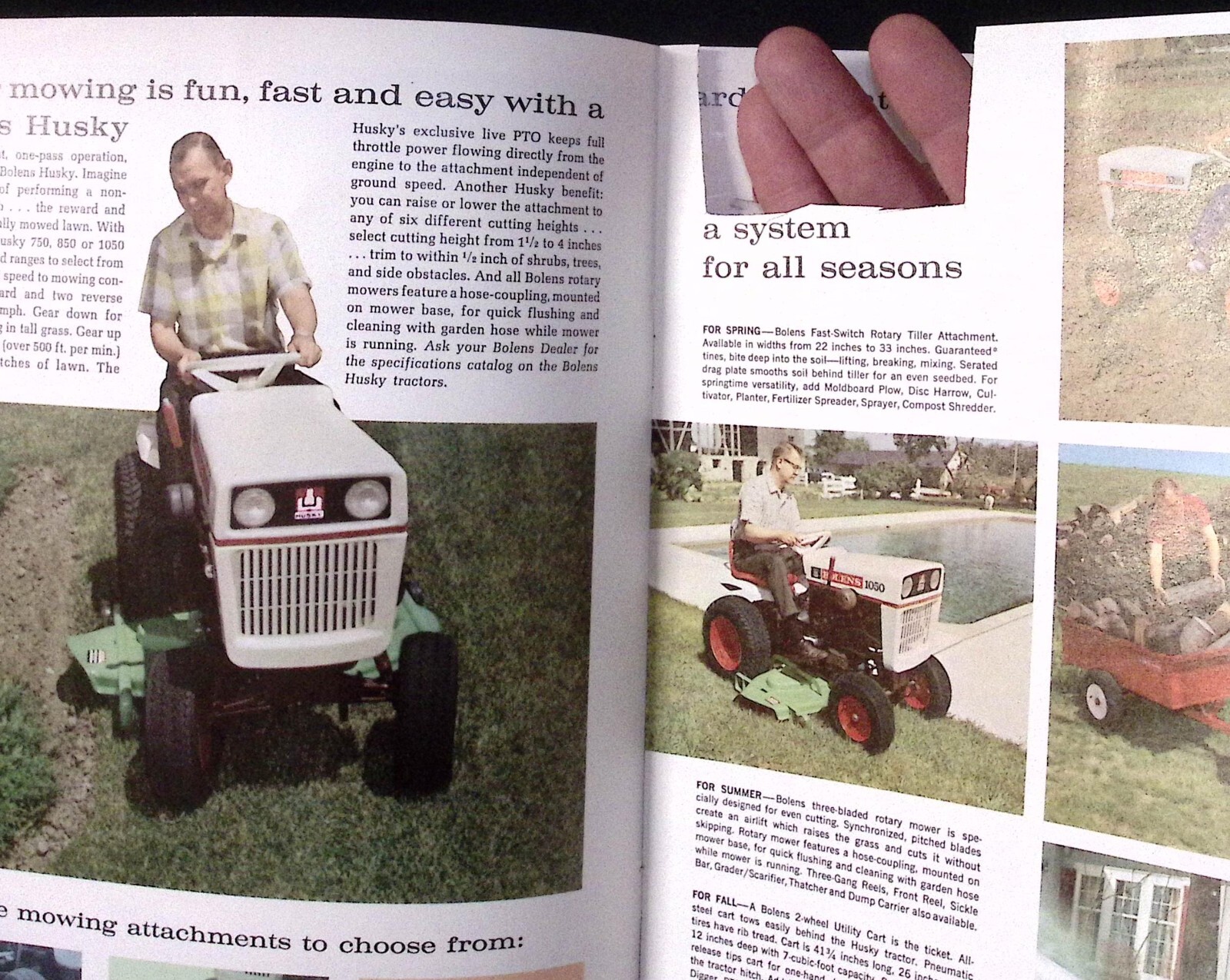 1967 Bolens Lawn Mower Dealer Brochure Catalog Outdoor Power Equipment