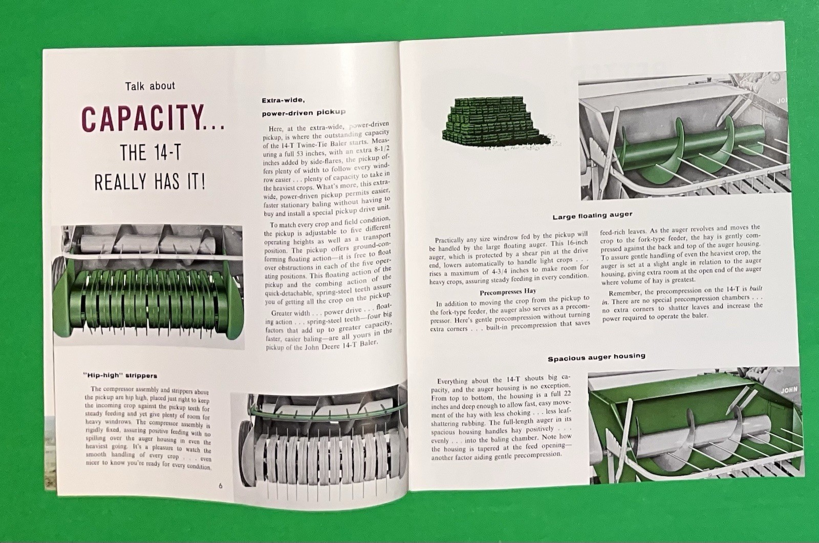 John Deere 14-T Baler For 1960 Brochure FCCA25