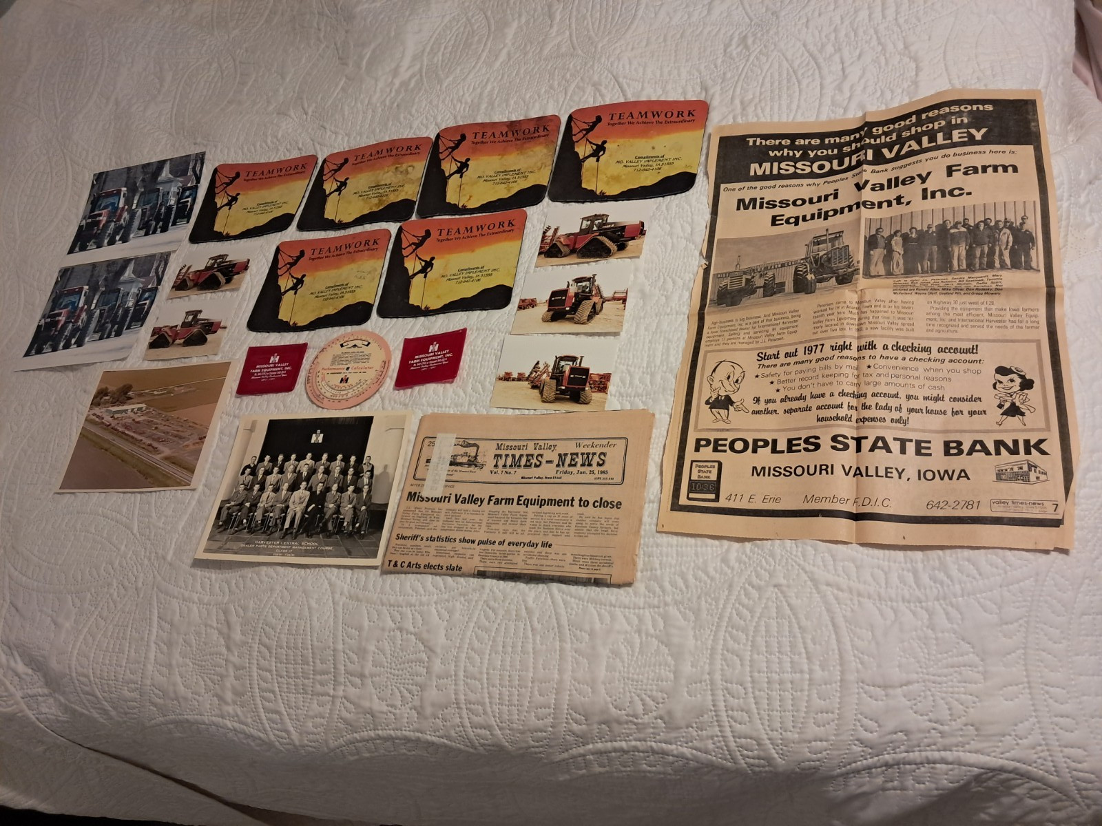 Items Pertaining To Missouri Valley Farm Equipment,Inc./ International EQ (s)