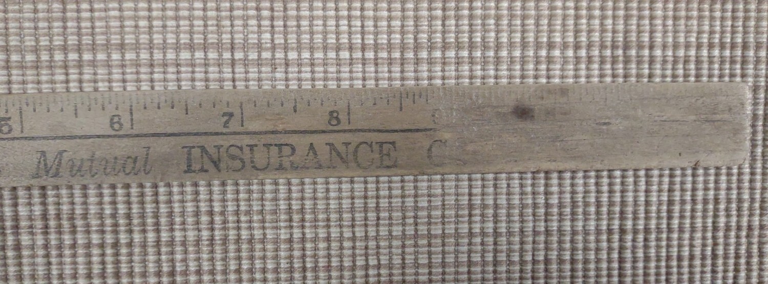 Oxford indiana G.R. Simmons Agency Ruler Phone # 83 Indiana Farmers Mutual Ins.