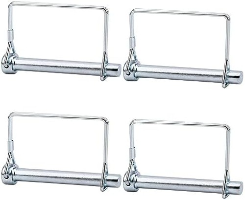 8 Pack Trailer Coupler Pin 3/8x4in Towing Hitch Pin Heavy Duty Wire Lock Pin …
