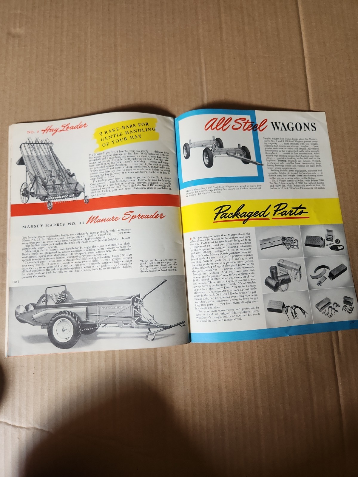 VINTAGE MASSEY HARRIS BUYERS Full Tractor GUIDE Orchard Hillside Rice CATALOG