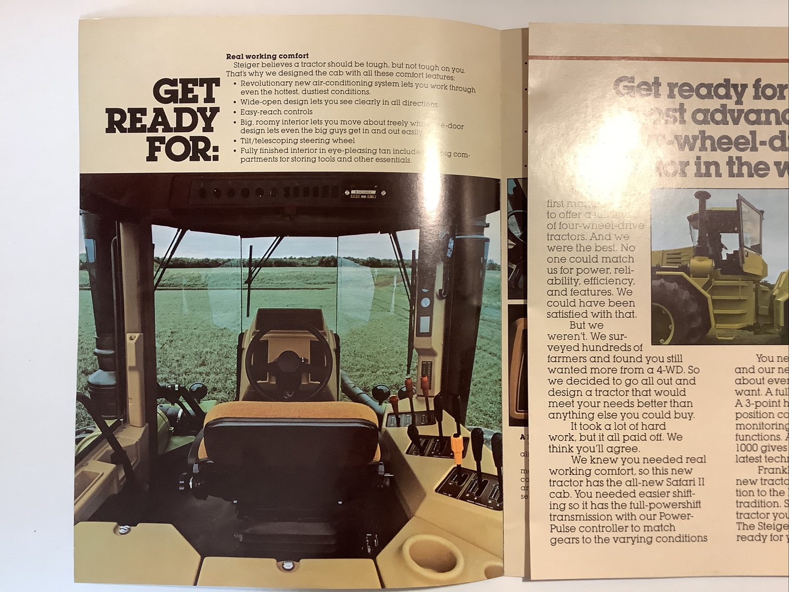 SALES BROCHURE STEIGER PANTHER 1000 6 PAGES