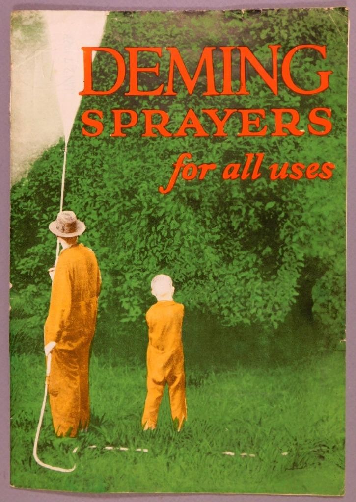 1928 Deming Sprayer Catalog Special Letter & Order Form w Prices Salem OH D2F11
