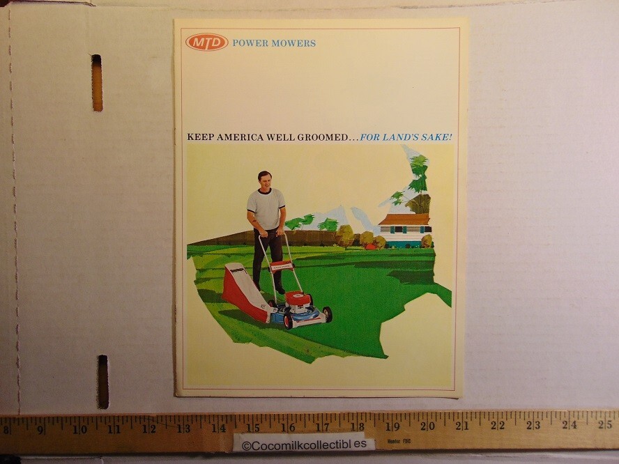 Vintage MTD Power Mowers Keep America Well Groomed For Land&rsquo;s Sake Brochure
