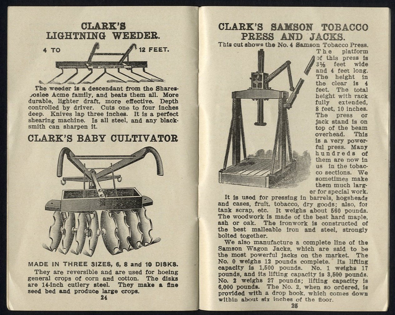Farm Machinery CATALOG c 1900 CUTAWAY HARROW CO Higganum CT Illustrated 31 pgs