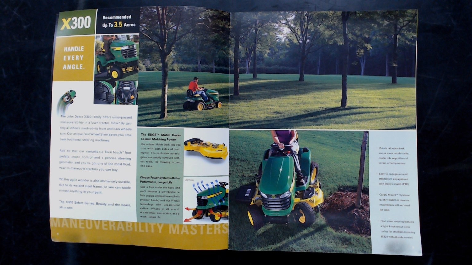 John Deere Select Series Brochure X300 X500 X700 Lawn Tractors