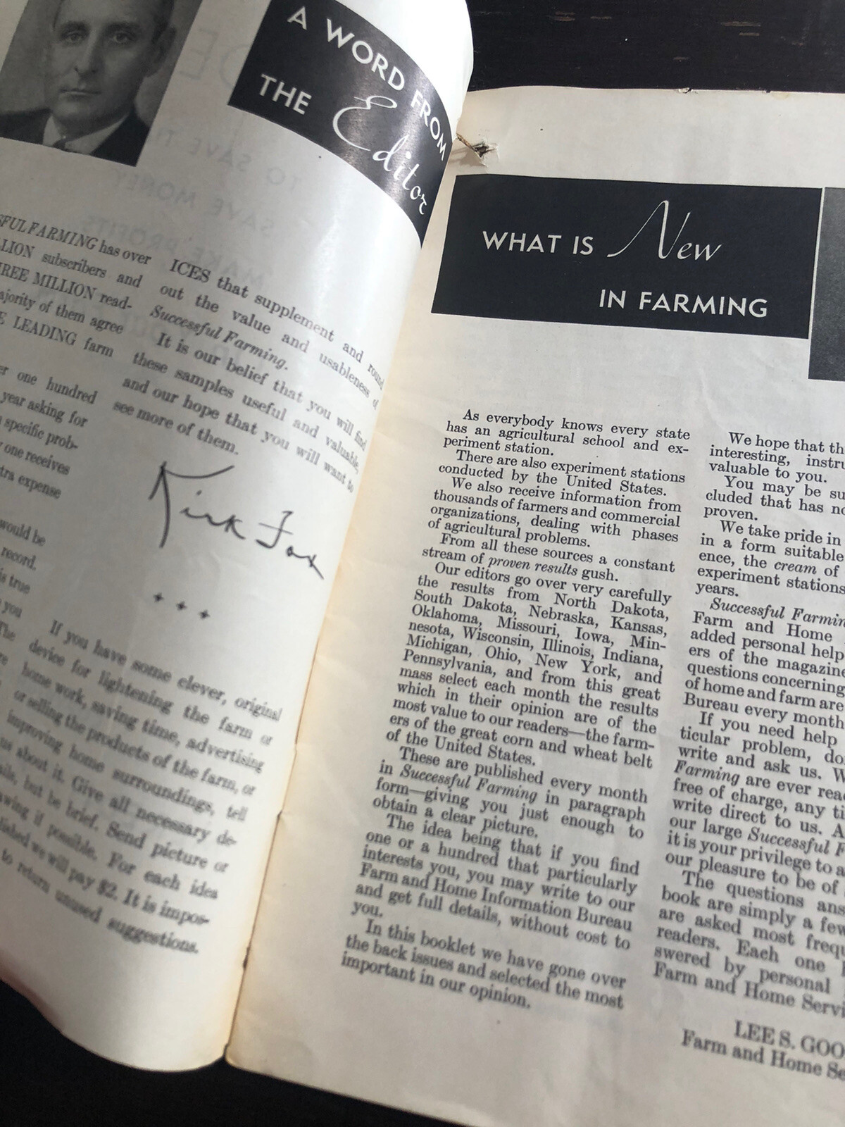 Vintage 101 Ideas…To Successful Farming Booklet 1939 E.T. Meredith Publisher