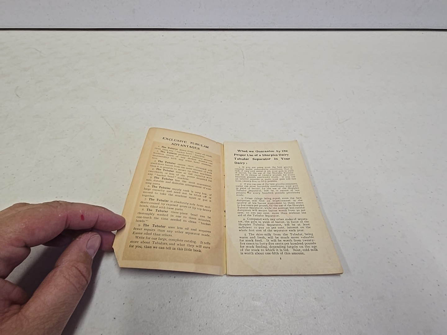 Antique Sharples Separator Co Tubular A Cream Seperators Price List Brochure