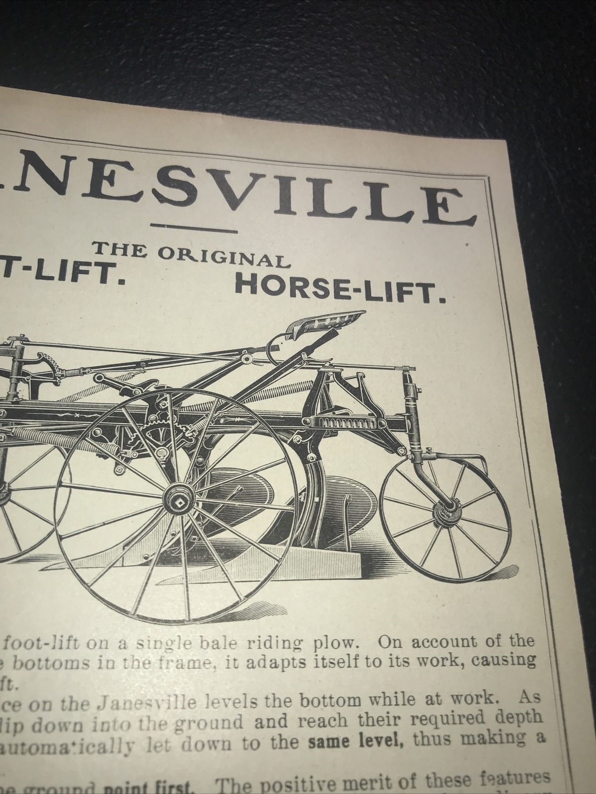 1908 Janesville Farm Implement Advertising – Wisconsin