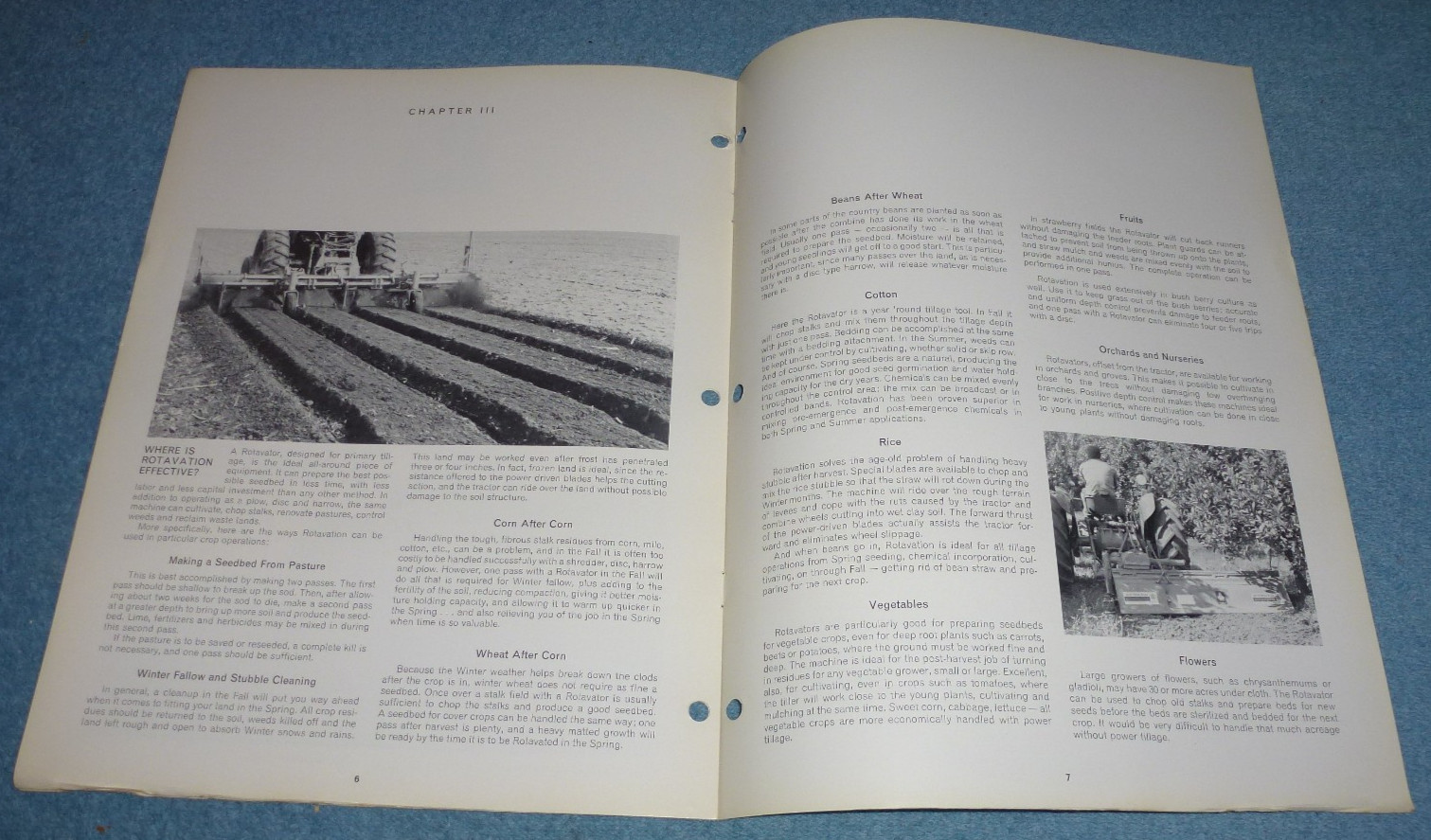 Vtg Circa 1969 Howard Rotavator Co Booklet Rotavation Agricultural Information