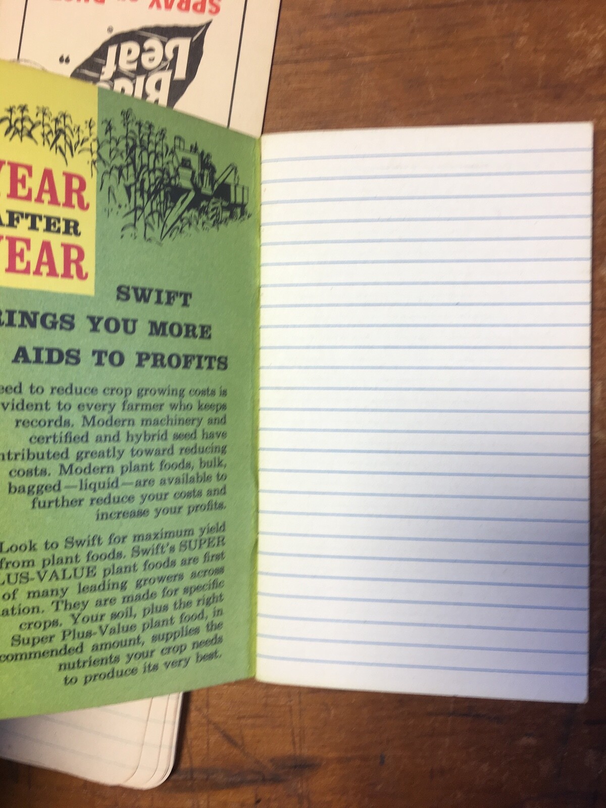 Agricultural Armour VC Royster Fertilizers Rhode Island Dairy Laws Memo Book Pad
