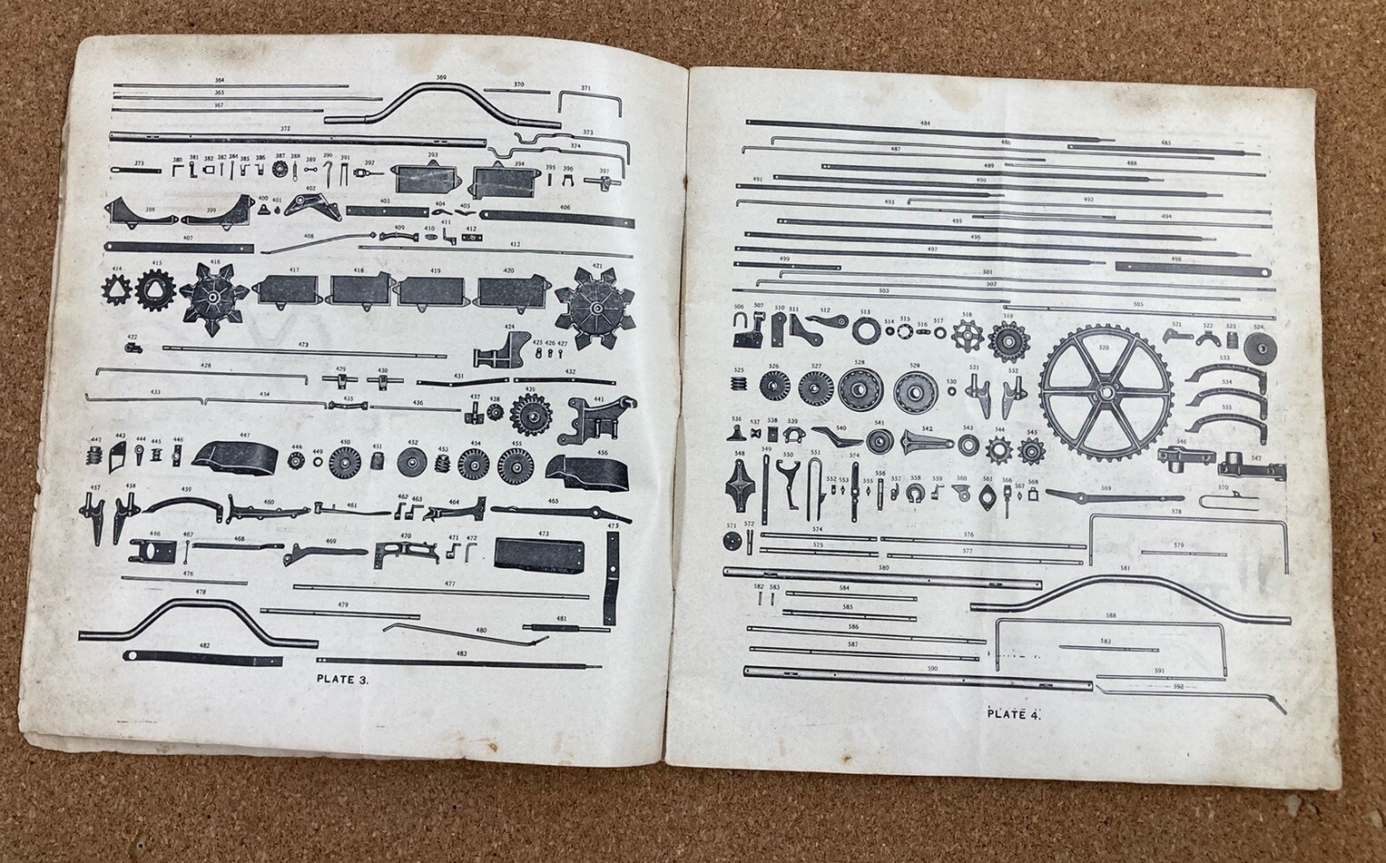 c. 1880 KEMP & BURPEE SUCCESS AND KEMP ORIGINAL MANURE SPREADER PART LIST MANUAL
