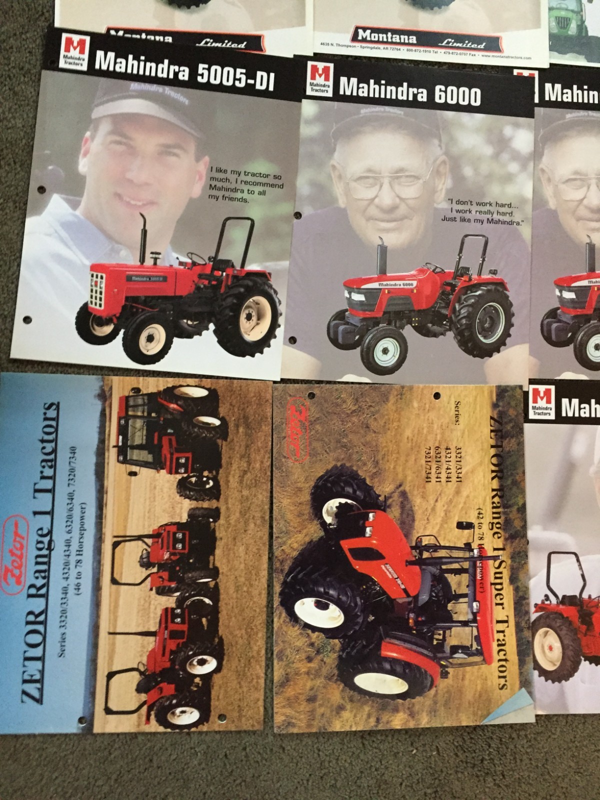 MASSIVE Lot of 113 Mixed &Rare tractor & equipment brochures Literature