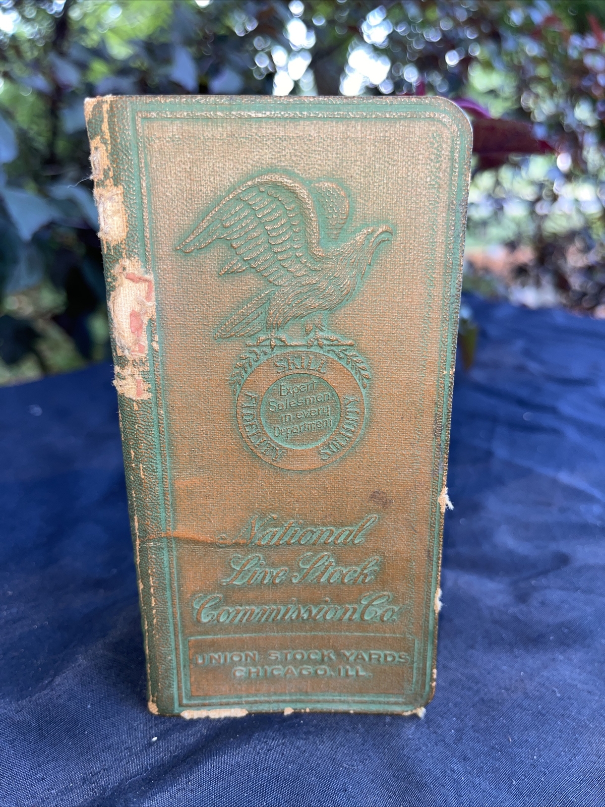 1929-1930 National Livestock Commission Pocket Notebook Notepad Memo Chicago ILL