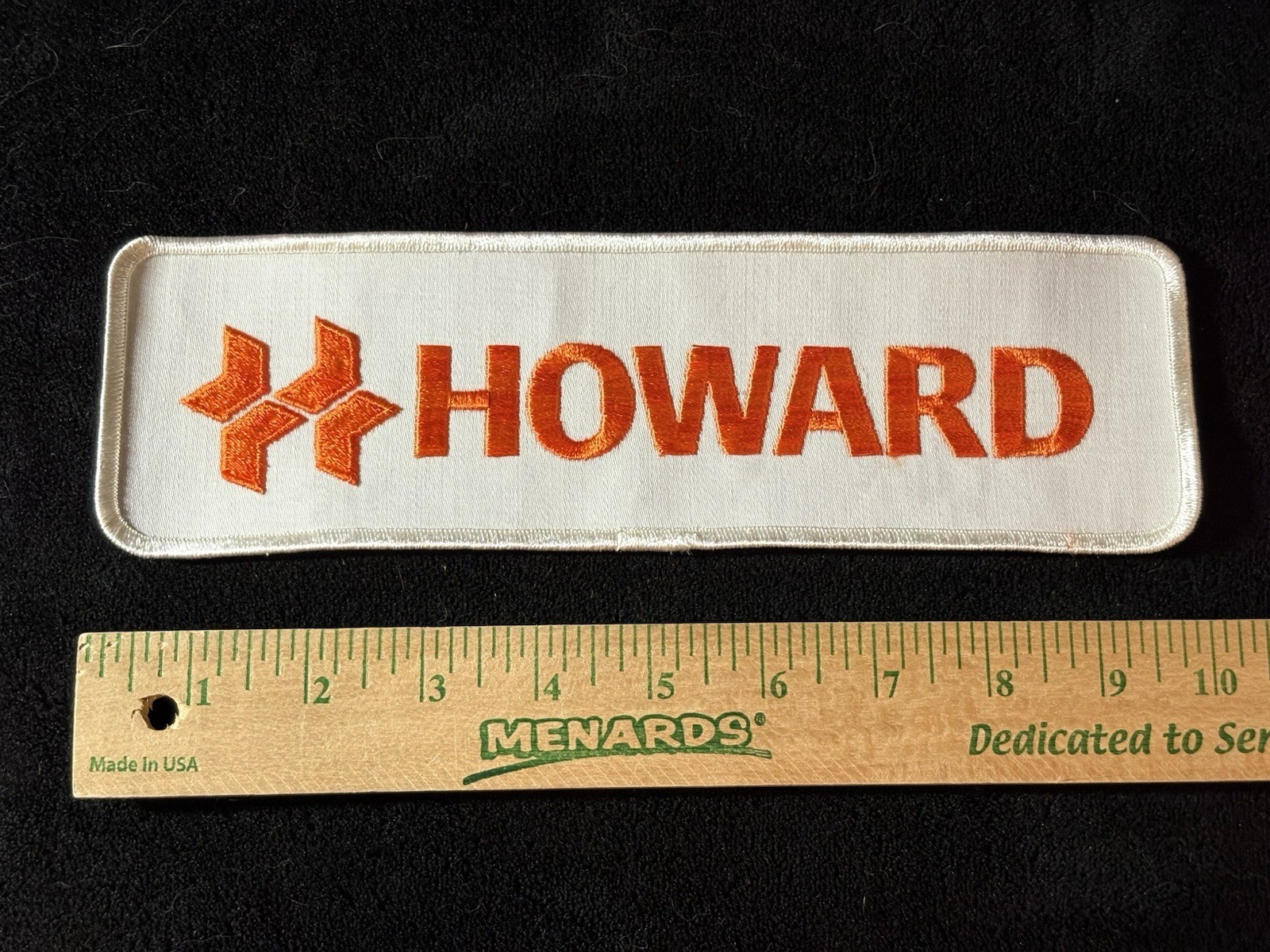 3 VINTAGE HOWARD ROTAVATOR PATCHES / EMBLEMS LOT – UNUSED NOS!