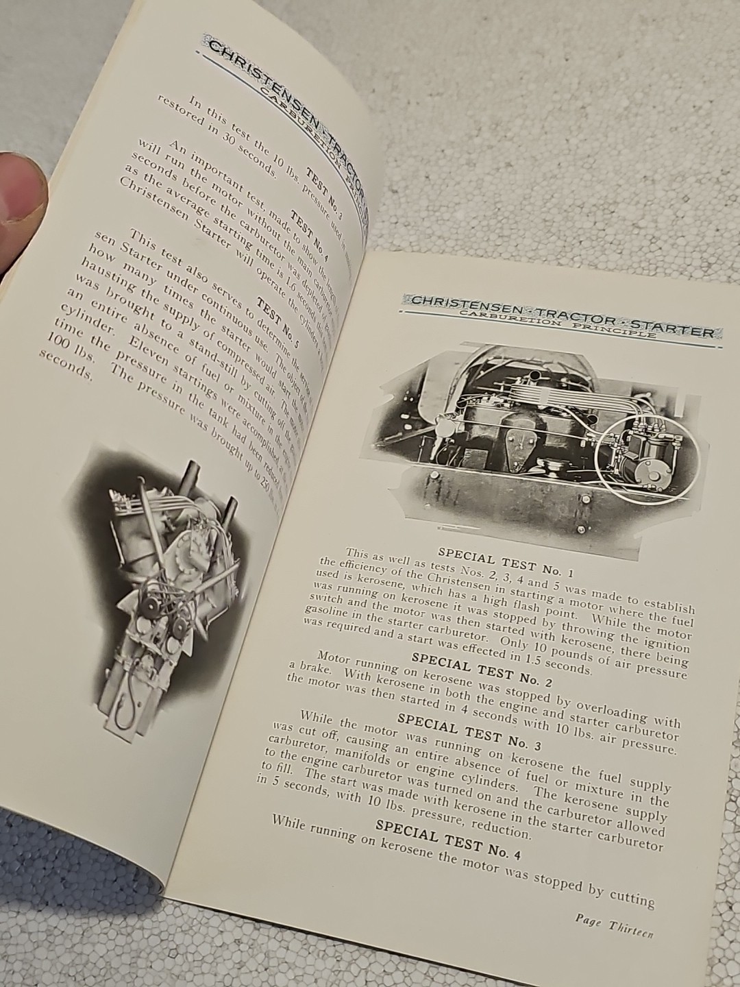 Original Christensen Tractor Starter Brochure 1920s-30s