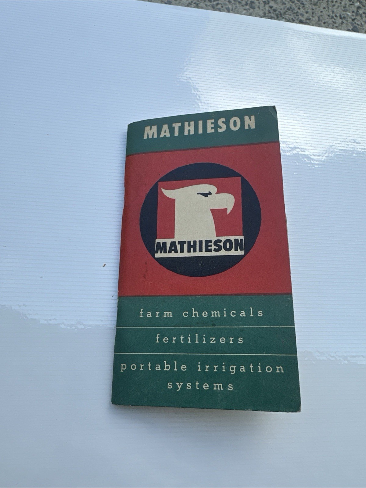 1954 Mathieson Farm Advertising Agriculture Pamphlet Notebook Unused